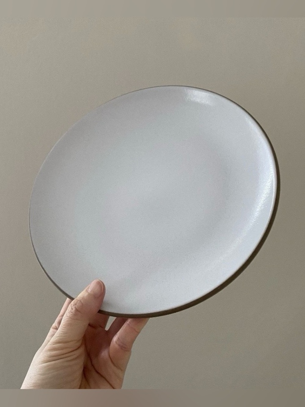 $46 New Heath Ceramic White Desert Color Coupe Salad Plate 8.25'' Diameter 0928